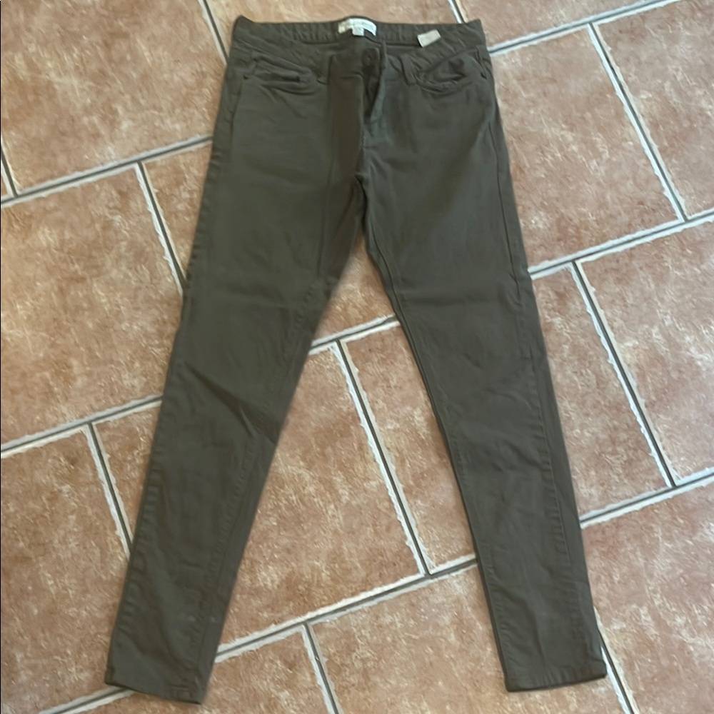 Olive Green Skinny Jeans